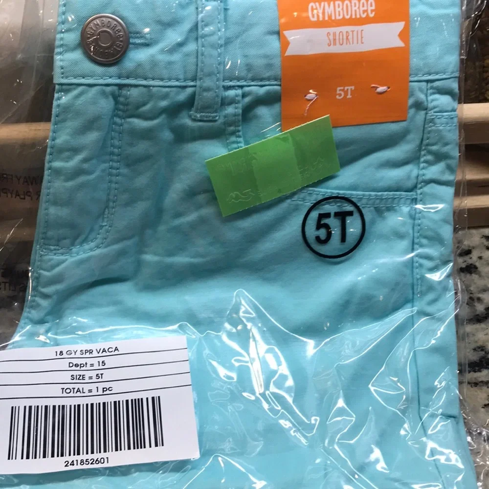 GYMBOREE FLORAL TRIM 4T SHORTS NEW